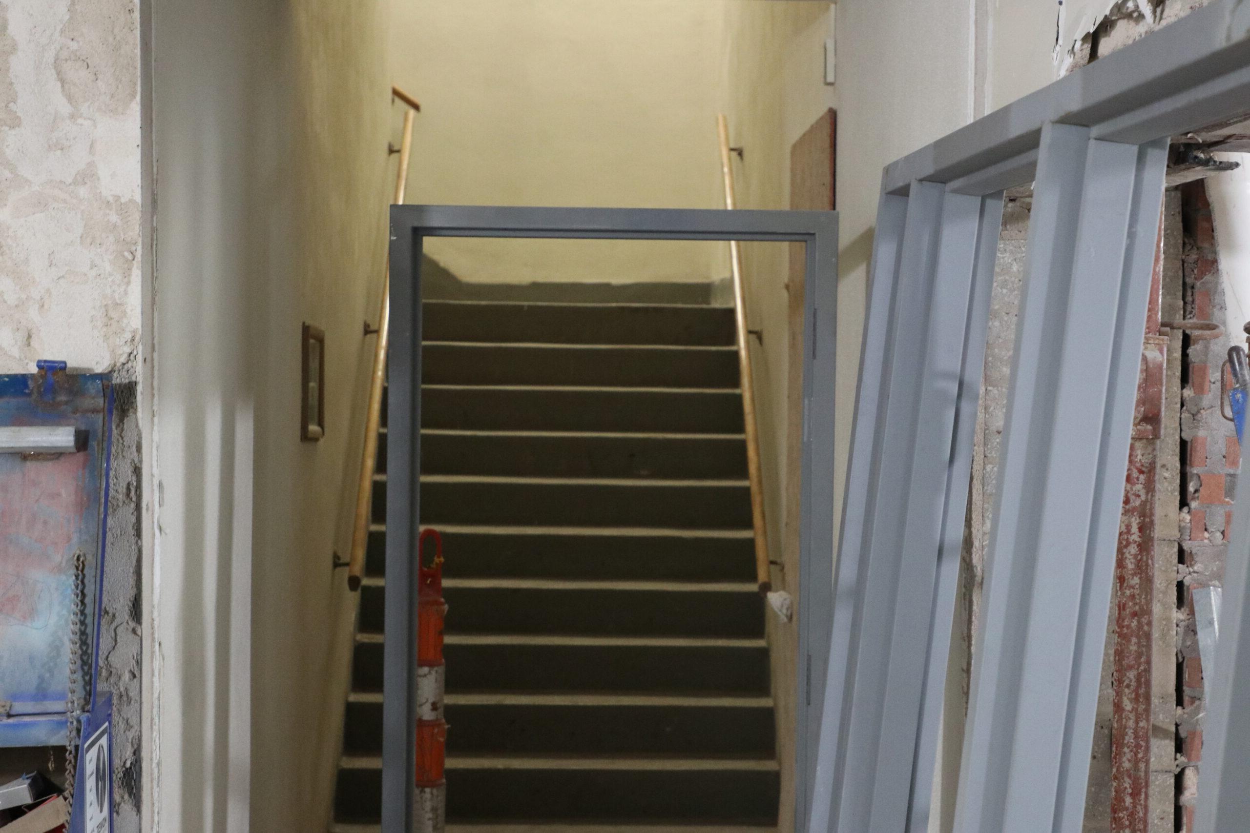 Interior stairs - Bieber Hall